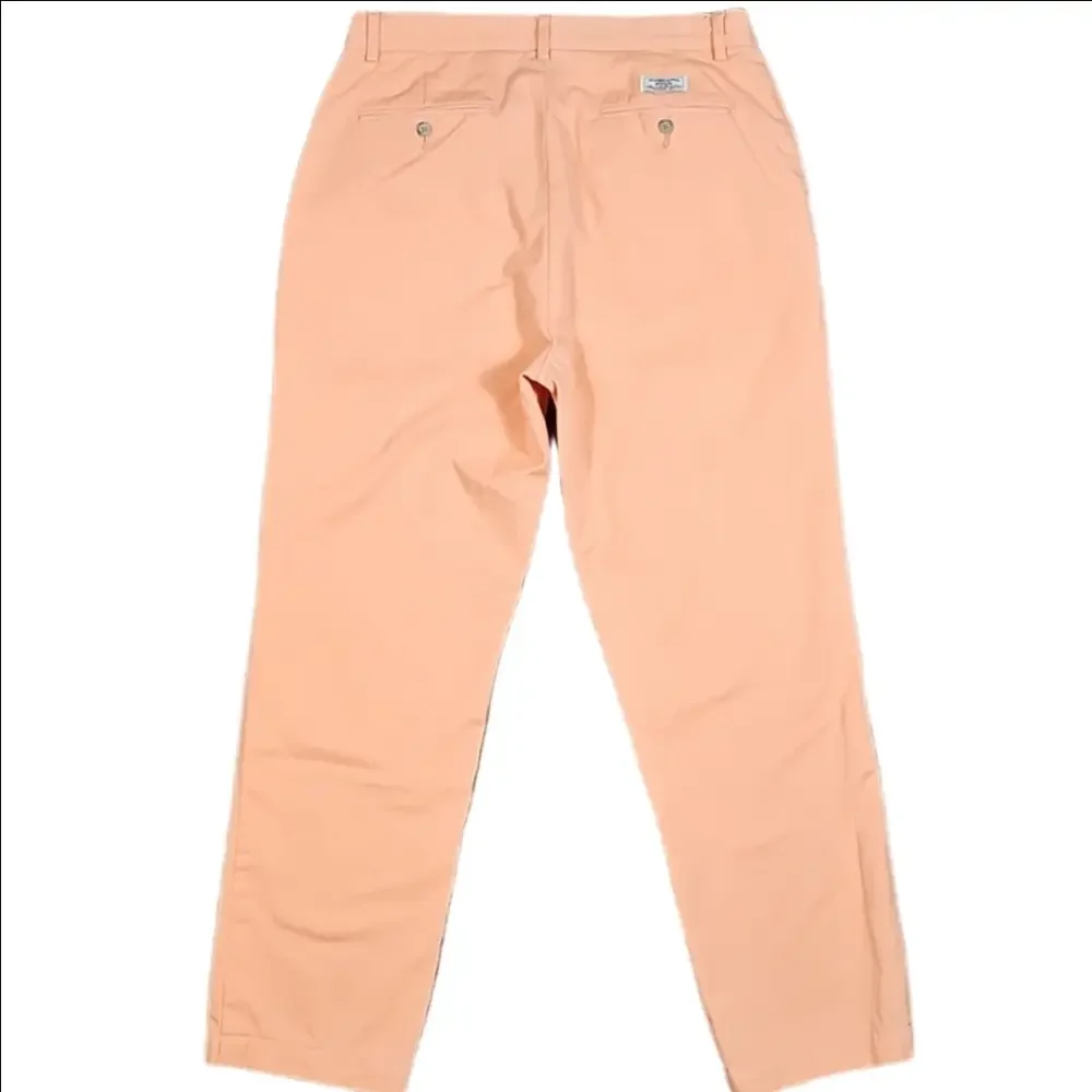 Polo Ralph Lauren 100% Cotton Classic Flat Front Chino Pant Light Orange Peach